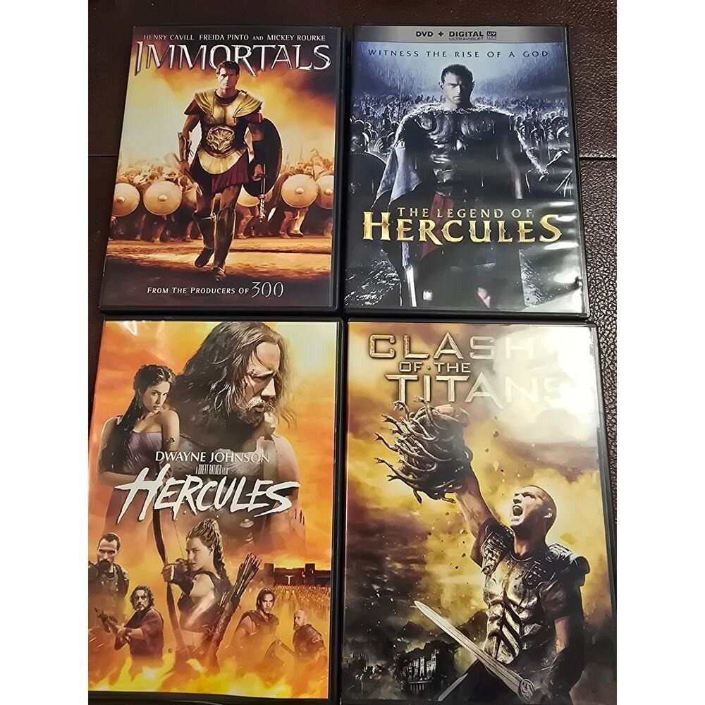 Bundle of 4 DVDS Titles in Description